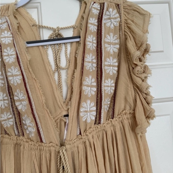 Free People Will Wait For You Boho Dress S - Picture 5 of 7